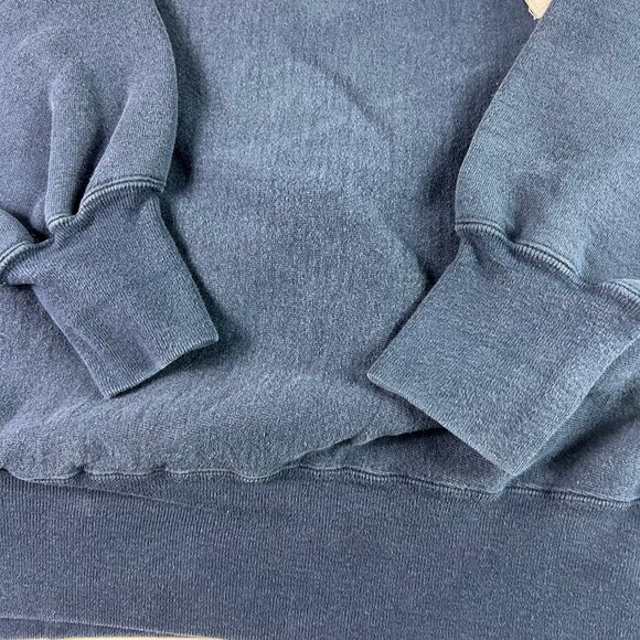 VTG Champion Reverse Weave Wisconsin Badger Sweatshirt Extra Large Blue Crewneck - Picture 4 of 14